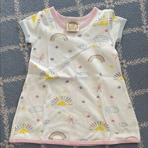 TBBC: Polly Play Dress with Rainbow and Sun Print